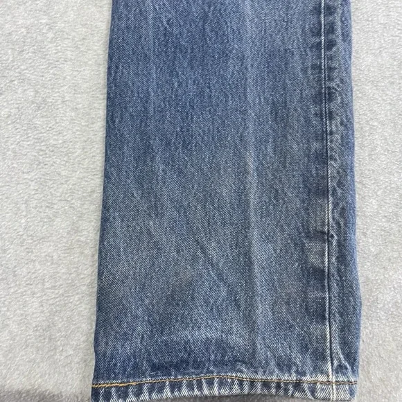 Vintage Levis 501 Jeans Mens 32x33 Blue Button Fly Denim Pants (Tag35x36) - Picture 5 of 16